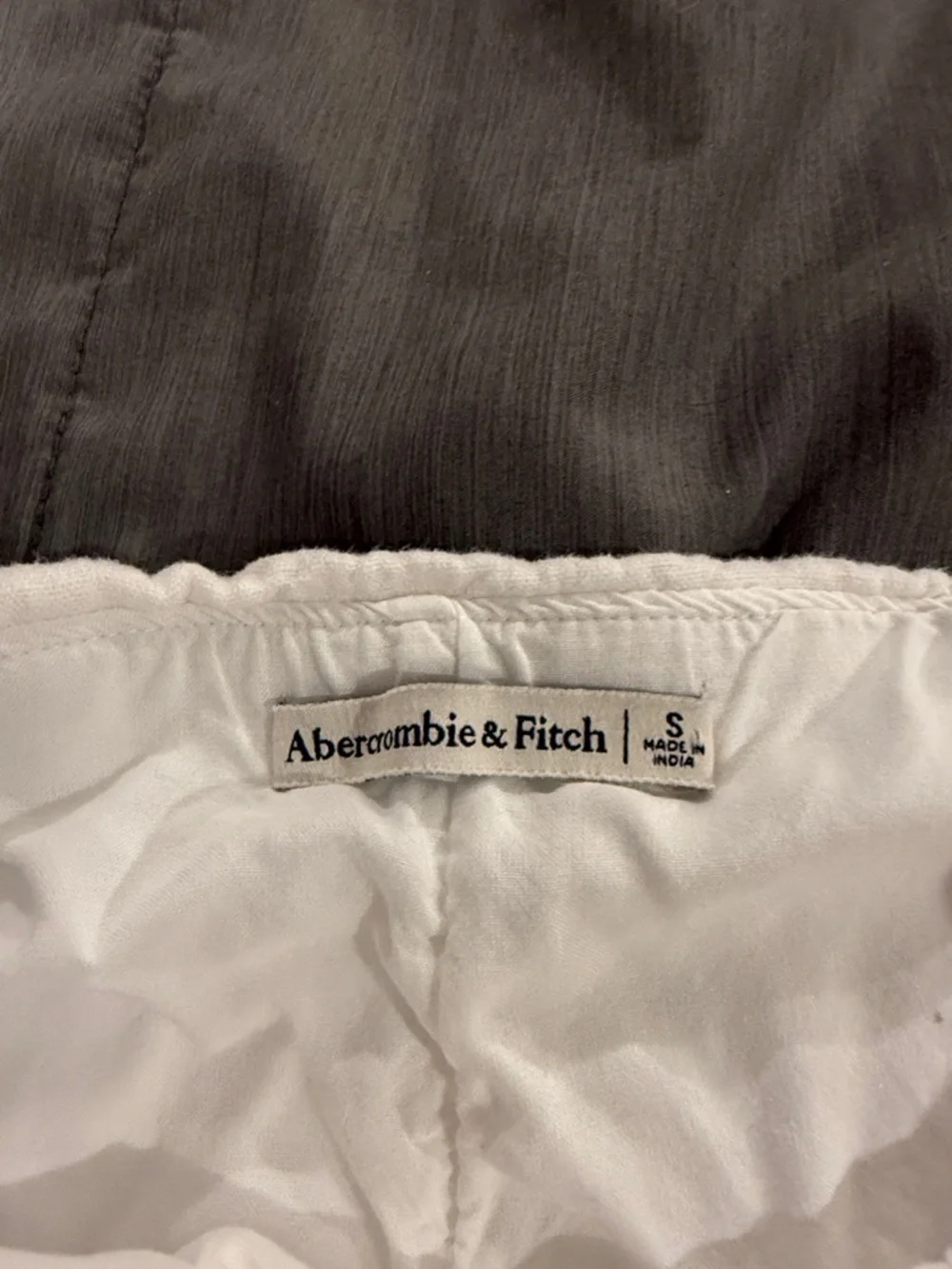 Abercrombie & Fitch White Linen Mini Skort - Picture 3 of 4